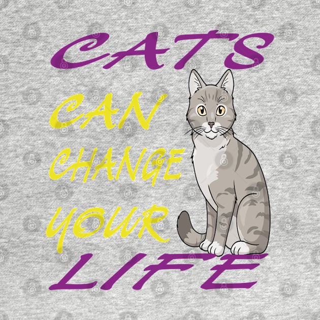 cat can change your life-v2 by FilaliShop